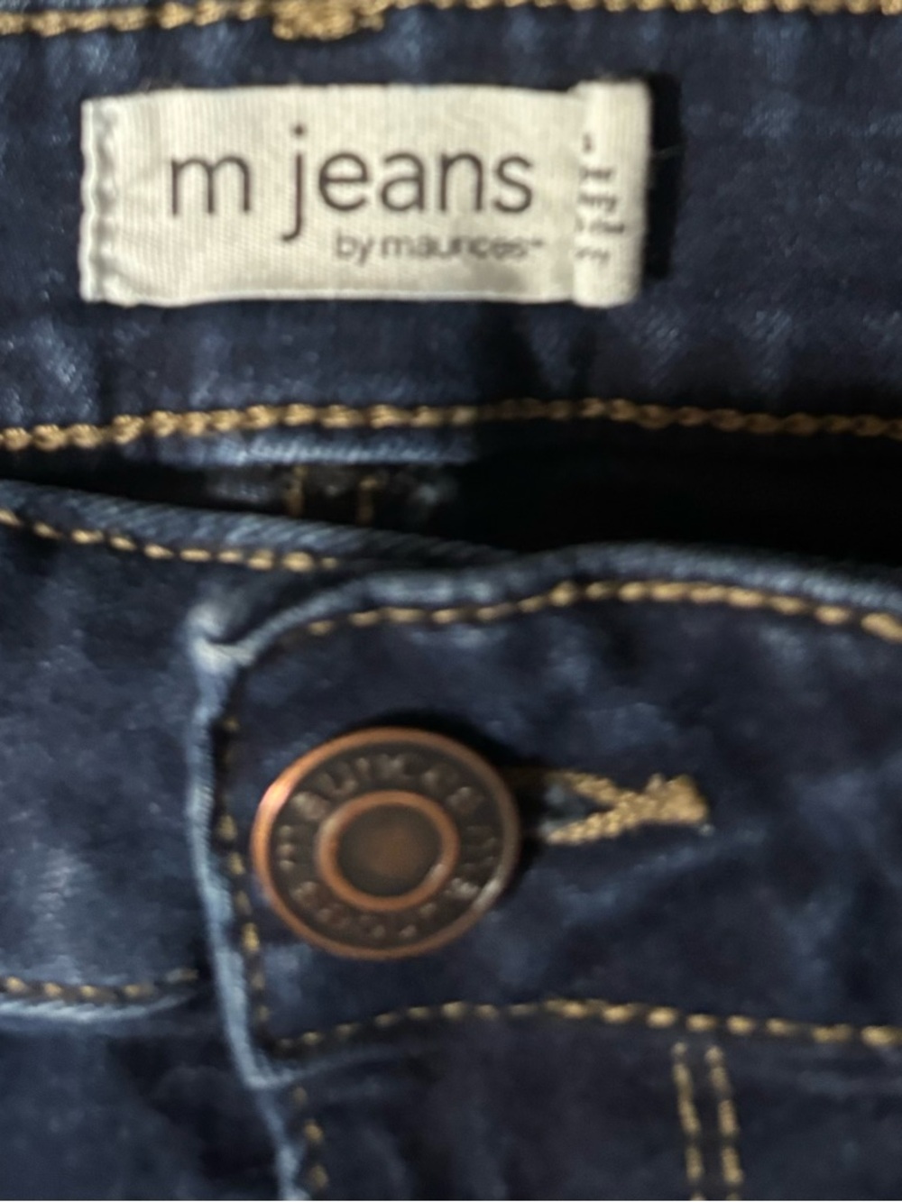 m jeans by Maurices dark indigo denim jeans